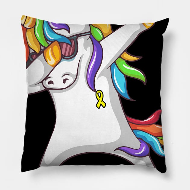 I'm A Bone Cancer Fighter Support Bone Cancer Gift Pillow by ThePassion99