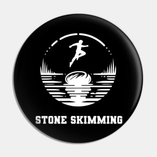 Stone Skipping Skimming Pin