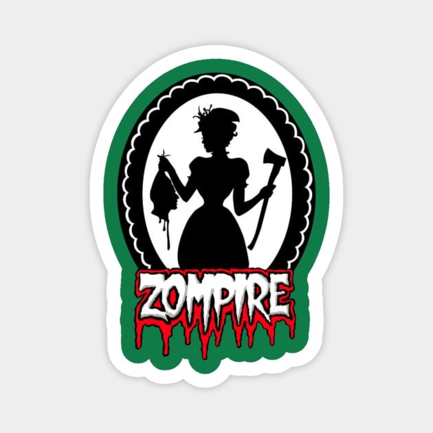 Lizzie Borden Cameo Magnet by ZompireInc