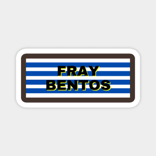 Fray Bentos City in Uruguay Flag Stripes Magnet