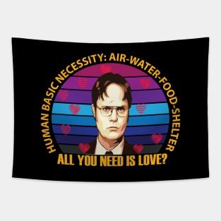 The office valentine Tapestry