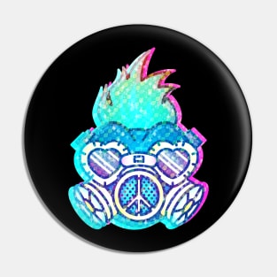 Punky Gas Mask - Sparkle Ed. Pin