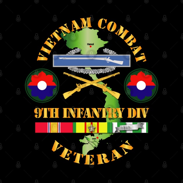 Vietnam Combat Infantry Veteran w 9th Inf Div SSI V1 by twix123844