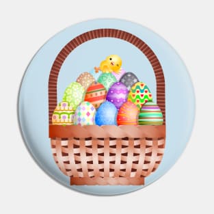 Basket Chick Pin