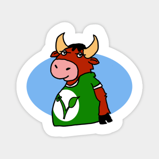 Vegan Bull Magnet