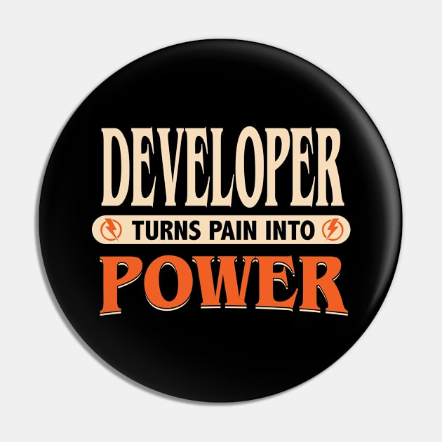 Developer turns pain into power Pin by Anfrato