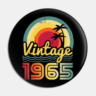 Vintage 1965 Made in 1965 58th birthday 58 years old Gift Pin