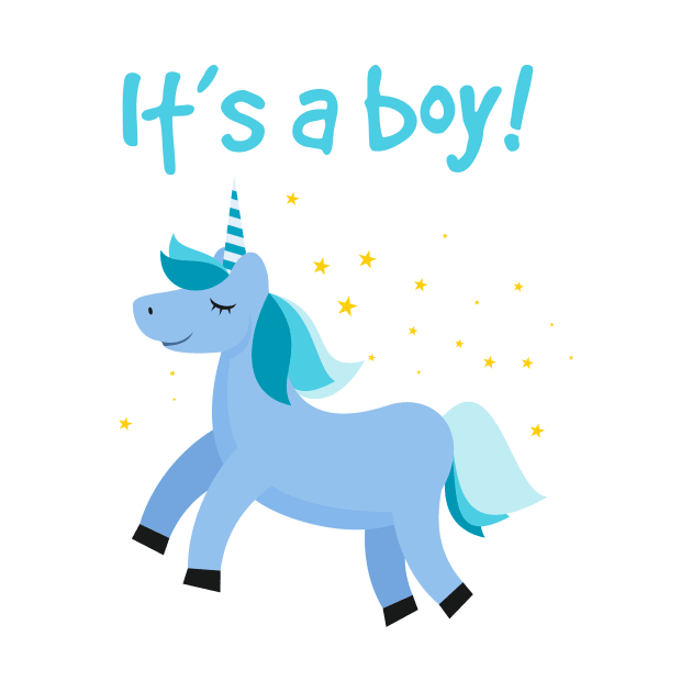 Unicorn - It's A Boy by smilingnoodles