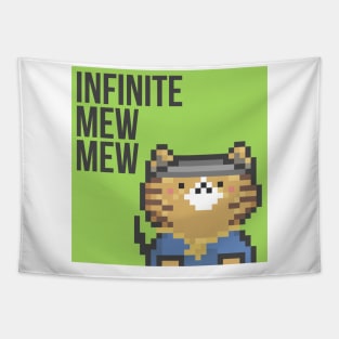 Pixel Cat 007 Tapestry