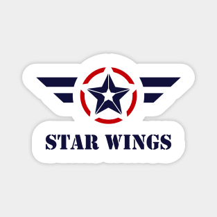 Star Wings Emblem Logo Magnet