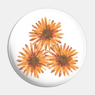 Field of sunflowers Pin