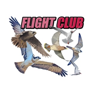 Flight Club - Birds in flight. T-Shirt