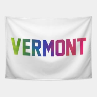 Vermont Tie Dye Jersey Letters Tapestry