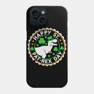 Happy st pat-rex day st patricks day Phone Case