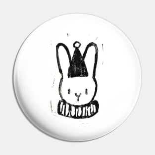 Bunny Pierrot Pin