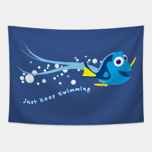 Just Keep Swimming Tapestry