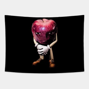 Me Asf Apple | Wapple | Apple with Face Meme | Unisex Tapestry