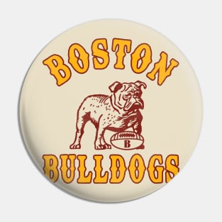 Defunct Boston Bulldogs Football Team Pin