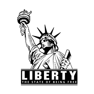 'Liberty The State Of Being Free' Human Trafficking Shirt T-Shirt