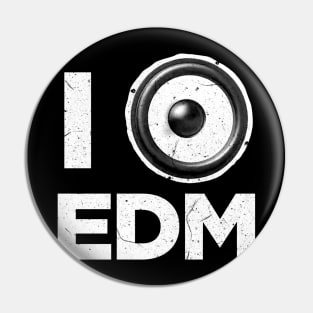 I love EDM Pin