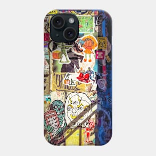 Blue Light Street Wall Brooklyn NYC Phone Case