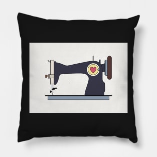 Retro Sewing Machine Pillow