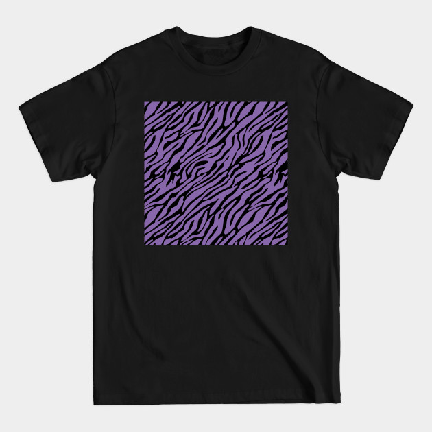 Discover purple tiger stripe pattern - Tiger Print - T-Shirt