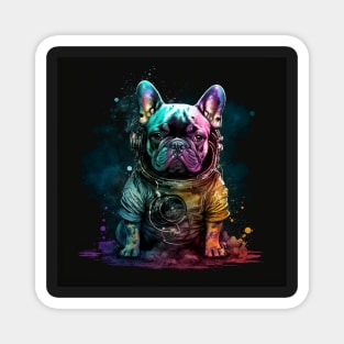 French Bulldog Puppy Frenchy doggy dog Sci-fi Magnet