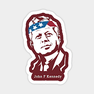 President John F Kennedy American Patriot Vintage Magnet