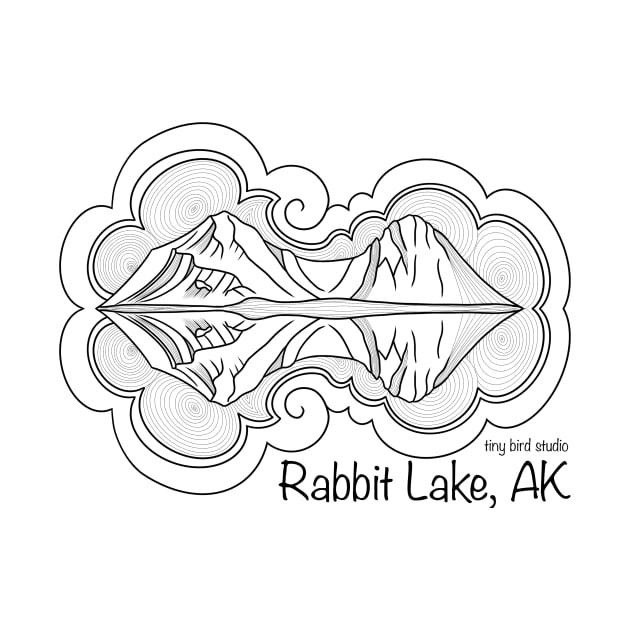 Rabbit Lake Graphic by Tiny Bird Studio