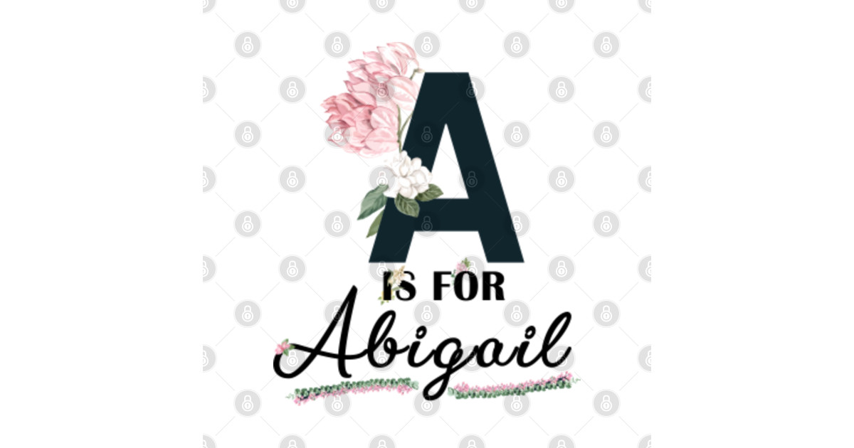 alphabet girl name A is for abigail , girly cute mom ...