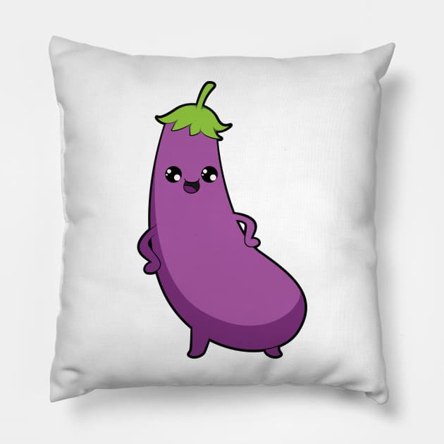 Eggplant Pillow by MyBeautifulFiles