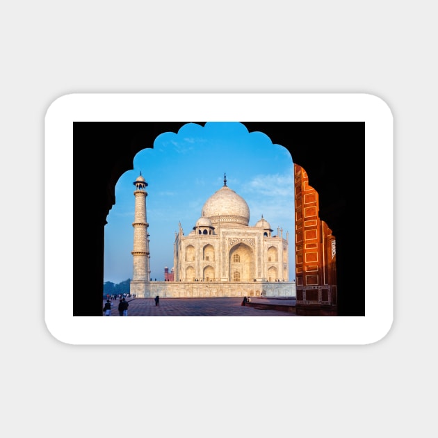 Taj Mahal, Agra Magnet by GrahamPrentice