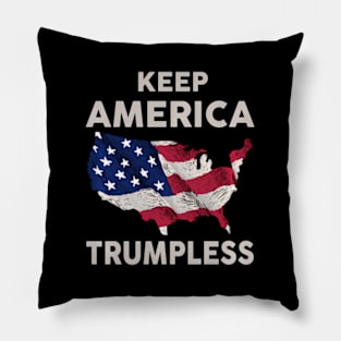 Keep America Trumpless Pillow