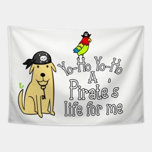 Pirate Dog Tapestry