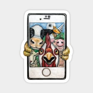 Barnyard Selfie Magnet