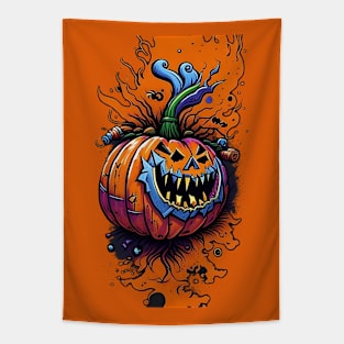 Halloween Pumpkin Tapestry