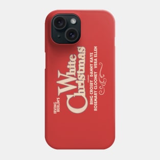 White Christmas 1954 Holiday Classic Title Phone Case