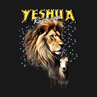 Yeshua King of kings, Christian, bootleg, 90s design T-Shirt