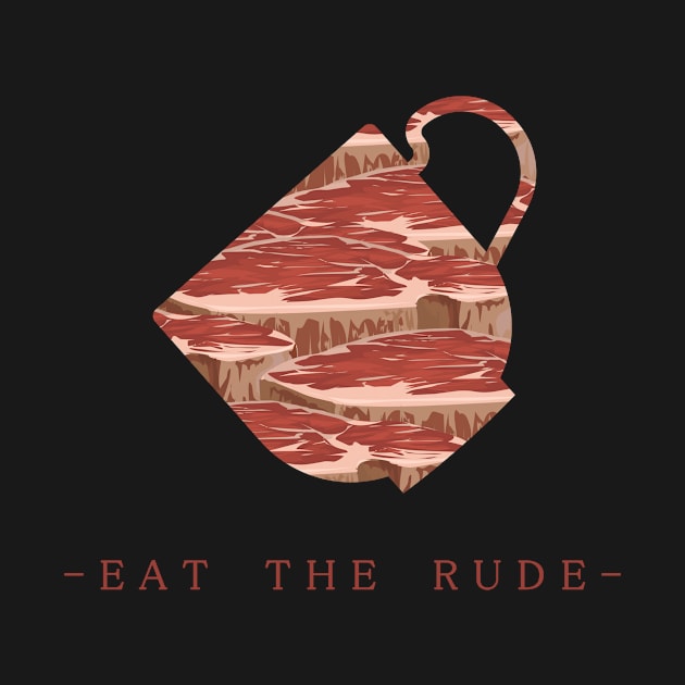 hannibal - eat the rude - teacup by ciciyu