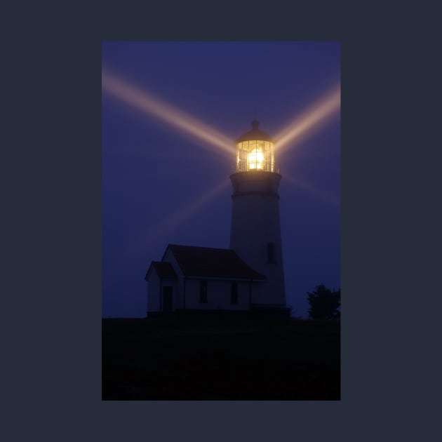 Cape Blanco Lighthouse at Night - Oregon, USA by mcdonojj