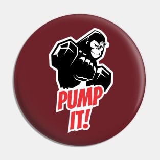 Pump It- Gym Gorilla Pin