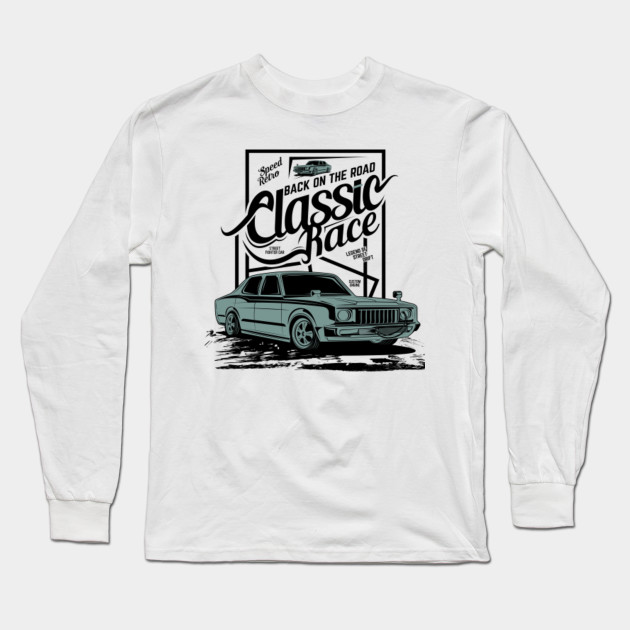 Classic Car Drawing Classic Cars Long Sleeve T Shirt Teepublic