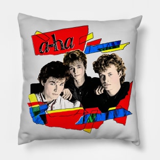 Vintage Styled 80s A-Ha ////  Original Design Pillow