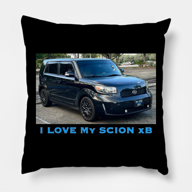 I Love my Scion xB Pillow by ZerO POint GiaNt