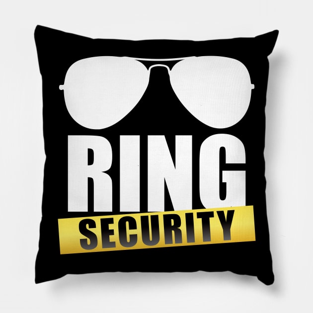 Ring Security Sunglass' Ring Security Pillow by ourwackyhome