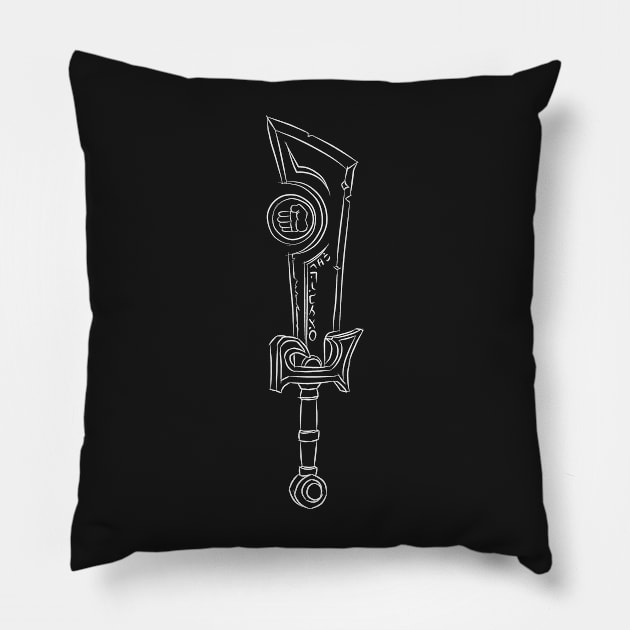 Ashbringer (White) Pillow by DeLyss-Iouz