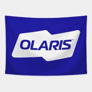 White Olaris Records Logo Tapestry