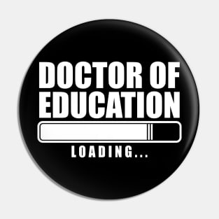 Doctor Of Education Pin