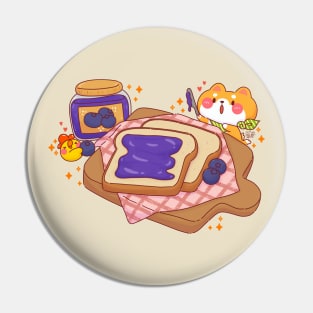 Shiba Blueberry Jam Pin